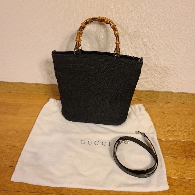 グッチGUCCIバンブートートバッグ レア - eventoscampionepro.com.br