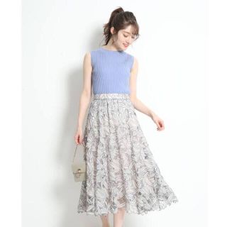 リランドチュール(Rirandture)のRirandture♡ シアーカットワーク刺繍スカート(ロングスカート)