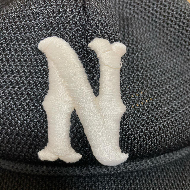 ZETT(ゼット)の野球帽　濃紺　子供用　ZETT「N」刺繍入り スポーツ/アウトドアの野球(ウェア)の商品写真
