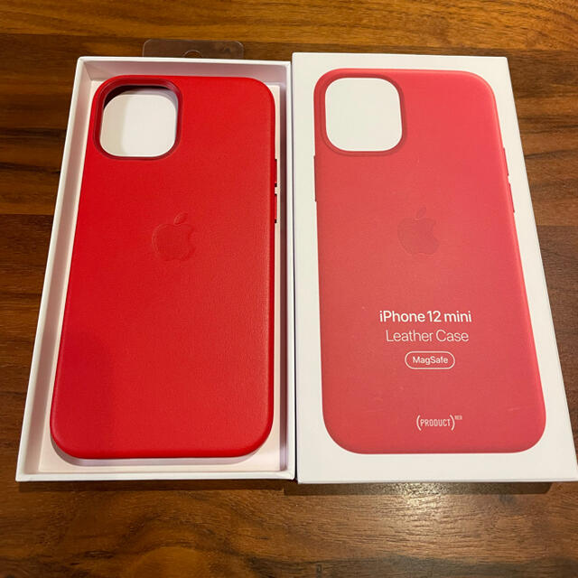 【新品未使用】純正ケース　iPhone12 mini Leather Case