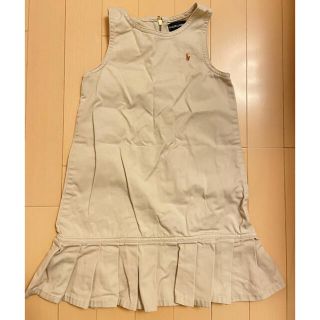 ラルフローレン(Ralph Lauren)のnp様専用　ラルフローレン　ワンピース　ジャンパースカート　ベージュ　フリル(ワンピース)