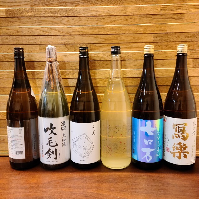 日本酒6本セット ロ万 吹毛剣 加茂錦 荷札酒 天美 写楽 仙禽 飲み比べ