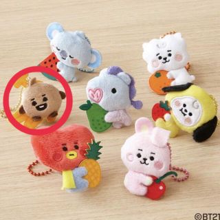 BT21 TSUTAYA ツタヤ　限定   シューキーぬいぐるみキーホルダー  (K-POP/アジア)