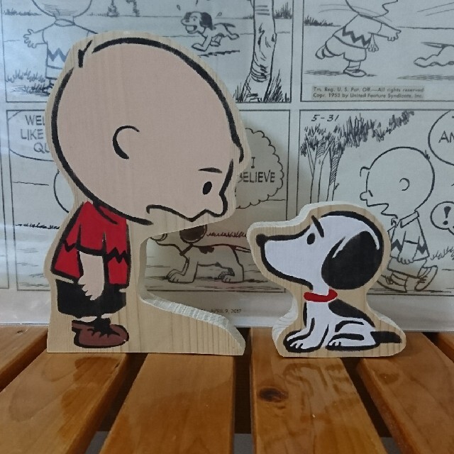 Snoopy スヌーピー チャーリーブラウン ウッドオブジェ ウェルカムフィギュアの通販 By Sorara S Shop スヌーピーならラクマ