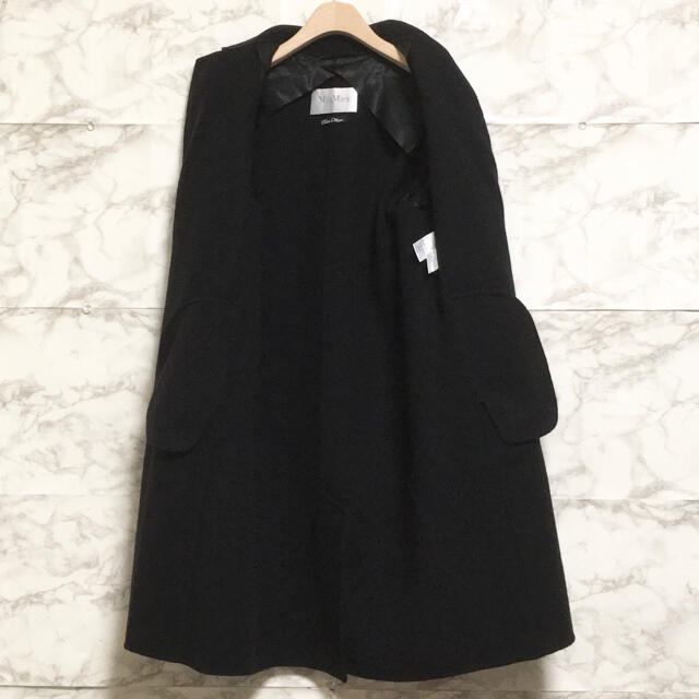 Max Mara(マックスマーラ)の【極美品 白タグ】Max Mara「Cucito A Mano」ベルテッドコート レディースのジャケット/アウター(ガウンコート)の商品写真