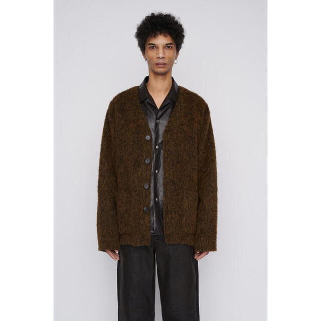 Our legacy CARDIGAN OLIVE MELANGE MOHAIR お手頃価格 www.skytrac.ca