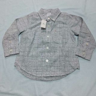 ギャップキッズ(GAP Kids)の新品定価5390円 baby GAP チェックシャツ 95 長袖シャツ ギャップ(ブラウス)