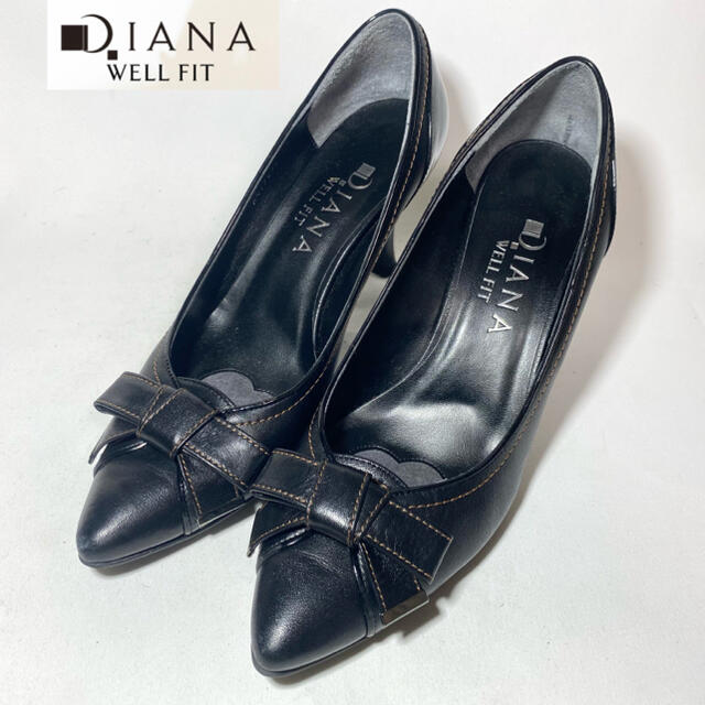 新品　DIANA WELLFIT ベーシックパンプス　24.0cm