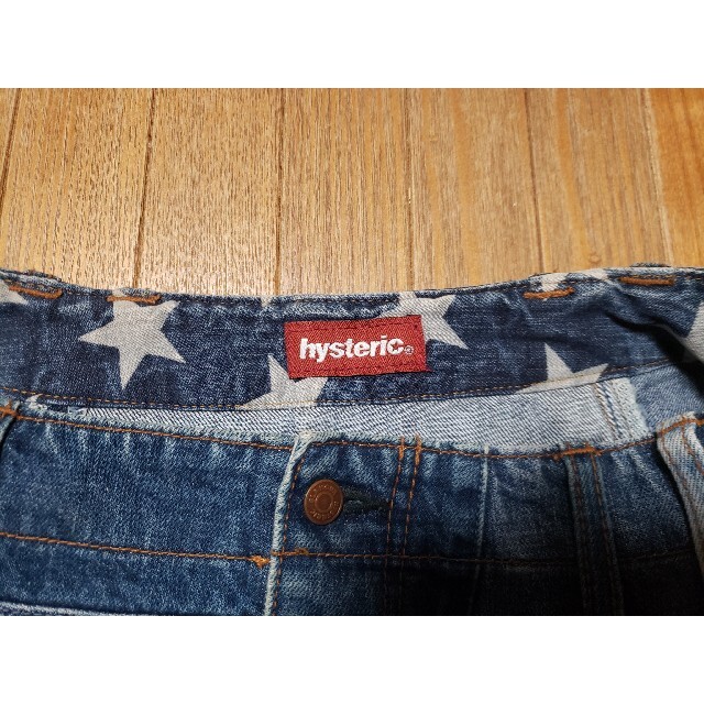 HYSTERIC GLAMOUR(ヒステリックグラマー)のヒステリックグラマー パッチデニムスカート レディースのスカート(ひざ丈スカート)の商品写真