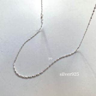 トゥデイフル(TODAYFUL)のsilver925  スモールチェーンネックレス(ネックレス)