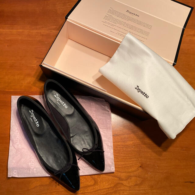 repetto エナメルバレエシューズ????