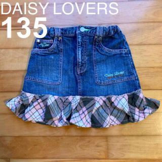 ディジーラバーズ(DAISY LOVERS)のDaisy Lovers デイジーラバーズ 135cm デニムスカート チェック(スカート)