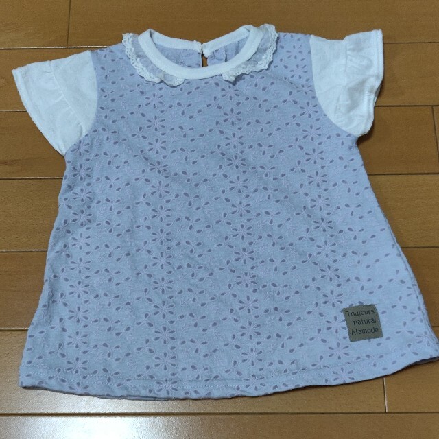 AEON(イオン)の新品タグ付き☆女の子のセットアップ キッズ/ベビー/マタニティのキッズ服女の子用(90cm~)(Tシャツ/カットソー)の商品写真