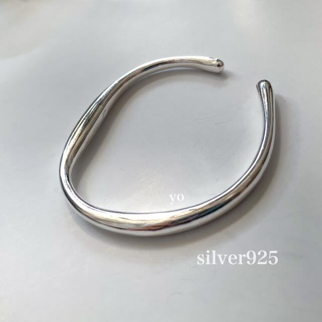 TODAYFUL(トゥデイフル)のsilver925  ニュアンスバングル レディースのアクセサリー(ブレスレット/バングル)の商品写真