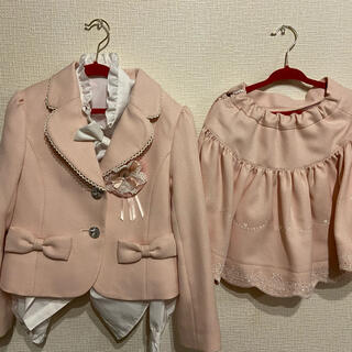 arisana 130センチ　卒園式　入学式　女の子スーツ　ピンク(ドレス/フォーマル)