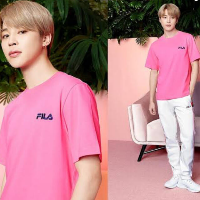 防弾少年団(BTS)(ボウダンショウネンダン)のBTS FILA コラボTシャツ レディースのトップス(Tシャツ(半袖/袖なし))の商品写真