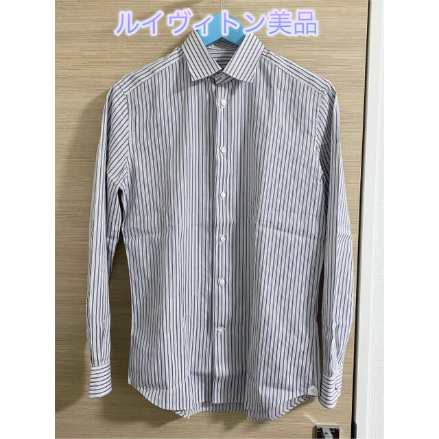 クリーニング済み✨【美品】ルイヴィトン ストライプシャツ ブルー | フリマアプリ ラクマ