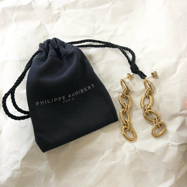 PHILIPPE AUDIBERT フィリップオーディベール チェーンピアス - ピアス