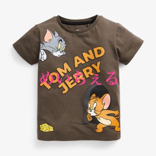 ネクスト(NEXT)の【新品】ブラウン Tom & Jerry Tシャツ（ボーイズ）(Ｔシャツ)