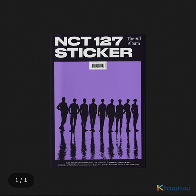 NCT127 'STICKER' アルバム 3形態セット エンタメ/ホビーのCD(K-POP/アジア)の商品写真