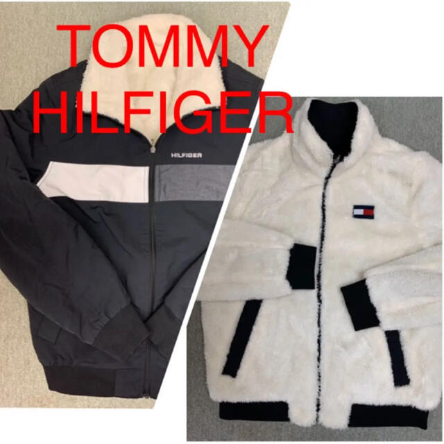 TOMMY HILFIGER(トミーヒルフィガー)の《ほぼ新品》TOMMY HILFIGER リバーシブルJKT　ナイロン×ボアSP メンズのジャケット/アウター(ブルゾン)の商品写真