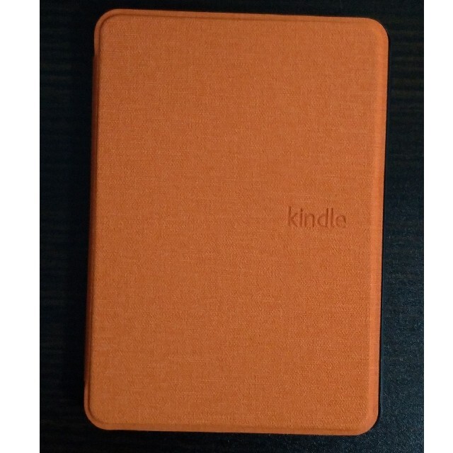 【新品】Kindle Paperwhite 第10世代専用カバー　オレンジ スマホ/家電/カメラのPC/タブレット(電子ブックリーダー)の商品写真