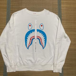 アベイシングエイプ(A BATHING APE)の初期　APE BAPE KAWS SHARK シャーク　スウェット　パーカー　L(パーカー)