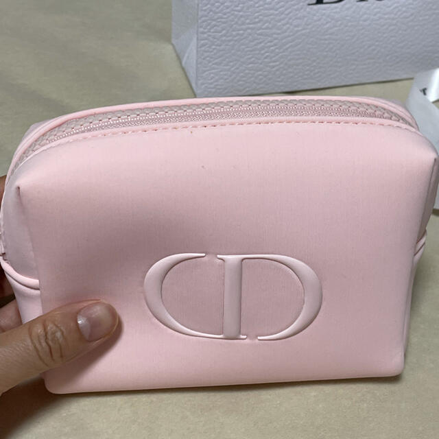 Christian Dior(クリスチャンディオール)のDior ディオールノベルティポーチ　ピンク レディースのファッション小物(ポーチ)の商品写真