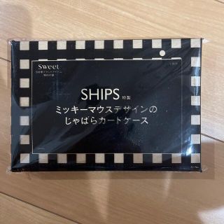 シップス(SHIPS)のSweet付録★SHIPS特製★ミッキー★じゃばらカードケース(パスケース/IDカードホルダー)