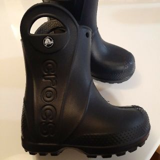 クロックス(crocs)の試着のみ　レインブーツ　長靴　子供(長靴/レインシューズ)