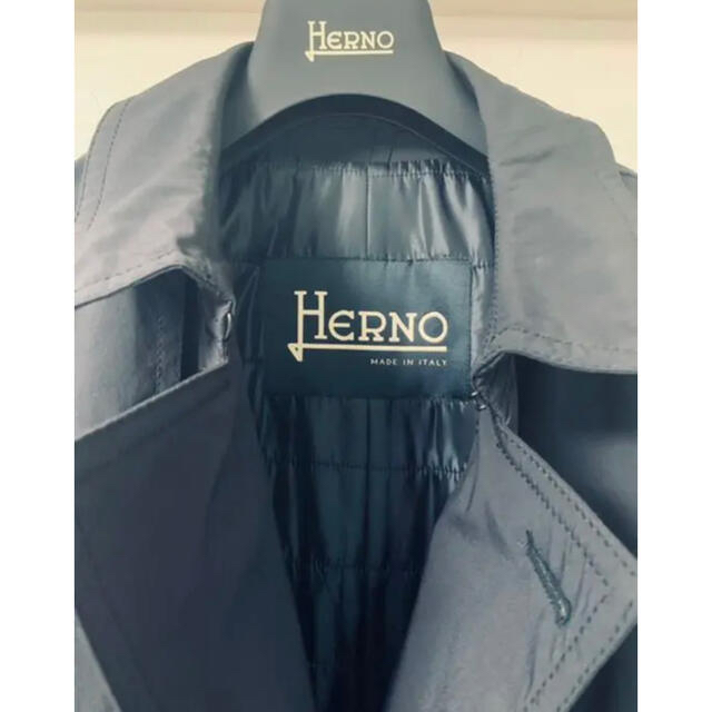 HERNO(ヘルノ)のHERNOトレンチダウンコート 46size メンズのジャケット/アウター(ダウンジャケット)の商品写真