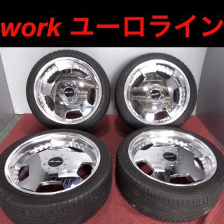ワーク 19インチホイールタイヤ4本セット 深リム 114.3-4/5H | www
