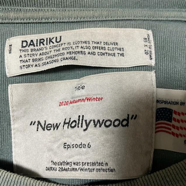 DAIRIKU 20aw “HOLLYWOOD” Layered T-shirt - Tシャツ/カットソー(七分