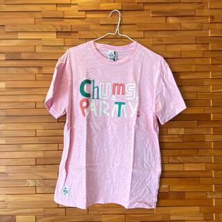チャムス(CHUMS)のチャムス　Tシャツ Mサイズ　ピンク(Tシャツ/カットソー(半袖/袖なし))