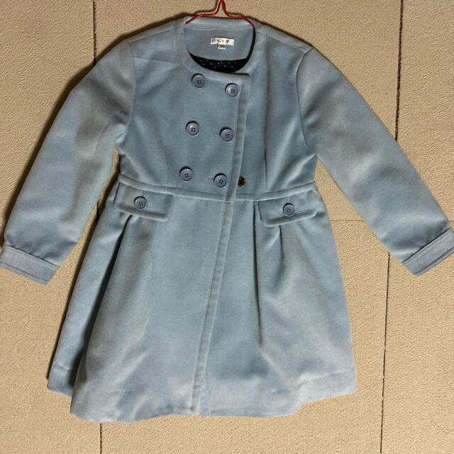 a.v.v(アーヴェヴェ)の【美品】avv キッズコート　120センチ キッズ/ベビー/マタニティのキッズ服女の子用(90cm~)(コート)の商品写真