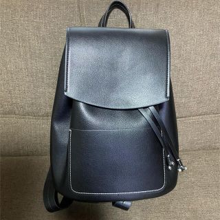 ザラ(ZARA)のZARA ブラックリュック　美品(リュック/バックパック)