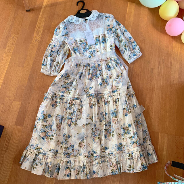 Victorian maiden - ロココブーケレーシードールドレスの通販 by Victorian maiden - ロココブーケレーシードールドレスの通販 by