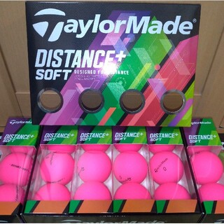 テーラーメイド(TaylorMade)の【新品】テーラーメイド  ディスタンス+ マットピンク　キャップ(白×ピンク)(その他)