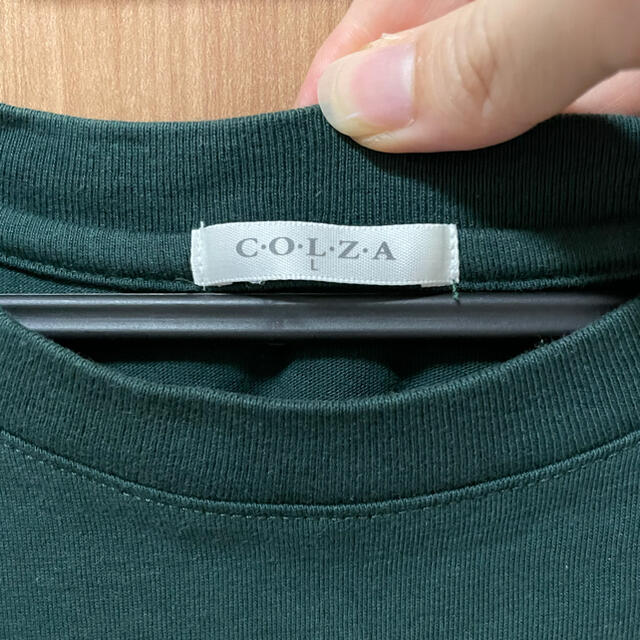 COLZA(コルザ)の【COLZA】Tシャツ◆グリーン レディースのトップス(Tシャツ(半袖/袖なし))の商品写真