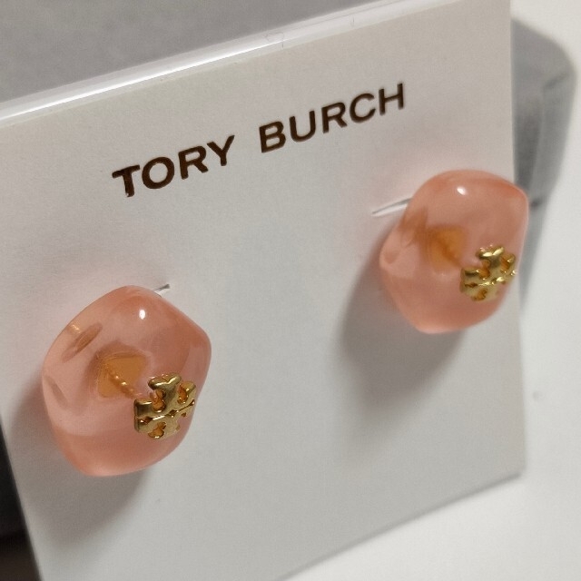 Tory Burch(トリーバーチ)の新品　トリーバーチ  アイスキューブピアス　ピンク レディースのアクセサリー(ピアス)の商品写真