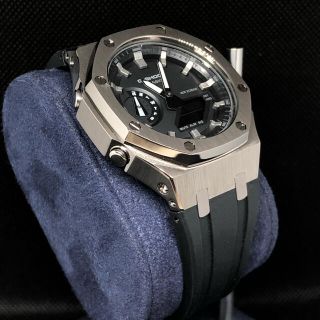 ジーショック(G-SHOCK)のGA-2100本体付き ラバーベルトセット カシオーク カスタム Gショック(腕時計(アナログ))