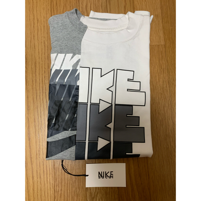 Tシャツ/カットソー(半袖/袖なし)Nike x Sacai 再構築 Tシャツ XL