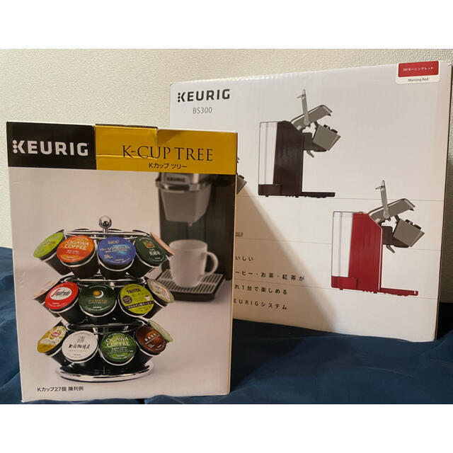 【新品未使用】コーヒーメーカー KEURIG(キューリグ) BS300 レッドBS300