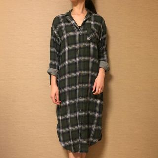 ローズバッド(ROSE BUD)の【ROSE BUD】チェックロングシャツ(シャツ/ブラウス(長袖/七分))