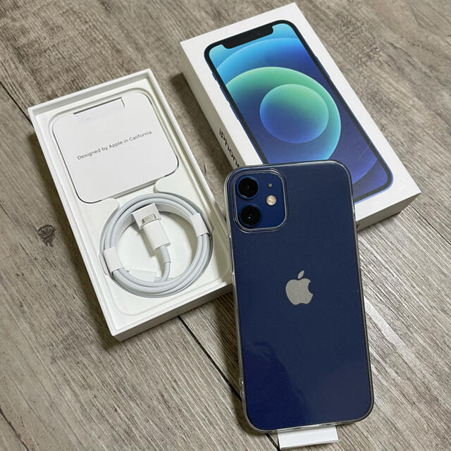 iPhone(アイフォーン)のiPhone12mini SIMフリー 128GB blue 4ヶ月使用品 スマホ/家電/カメラのスマートフォン/携帯電話(スマートフォン本体)の商品写真