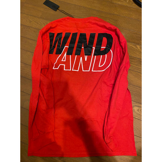 WIND AND SEA ロンT(赤) メンズのトップス(Tシャツ/カットソー(七分/長袖))の商品写真