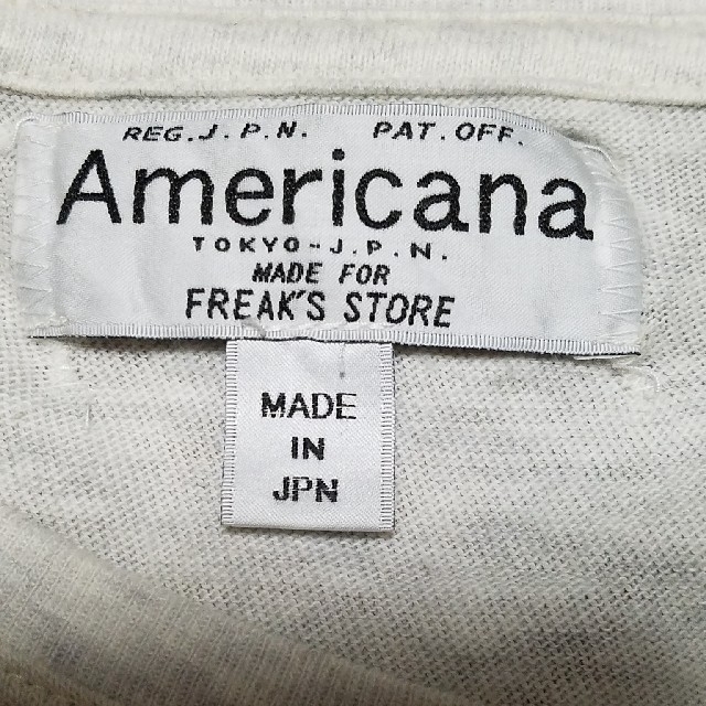 AMERICANA(アメリカーナ)の★Americana アメリカーナ × フリークスストア ラグランTシャツ★ レディースのトップス(Tシャツ(長袖/七分))の商品写真