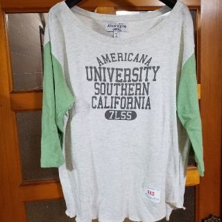 アメリカーナ(AMERICANA)の★Americana アメリカーナ × フリークスストア ラグランTシャツ★(Tシャツ(長袖/七分))