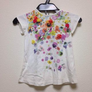 ザラキッズ(ZARA KIDS)のザラベビー★花柄Ｔシャツ(Tシャツ/カットソー)