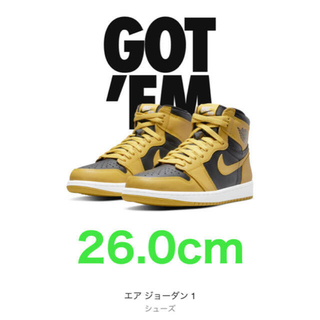 ナイキ(NIKE)のAIR JORDAN1 HIGH OG POLLEN 26.0cm  パラン(スニーカー)